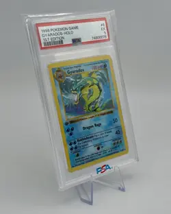 1999 1st Edition Pokemon Base Set Shadowless Gyarados 6/102 PSA 5 - Image 2