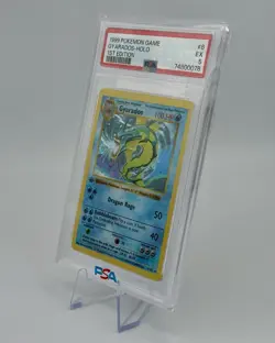 1999 1st Edition Pokemon Base Set Shadowless Gyarados 6/102 PSA 5 - Image 3