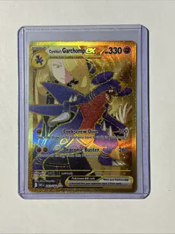 2025 Pokemon Destined Rivals - Cynthia’s Garchomp EX Secret Rare 241/182 - Image 1