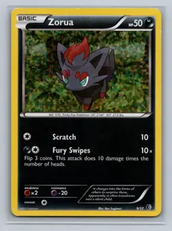 Pokemon McDonald's Promos 2011 #009/012 Zorua Promo - Image 1