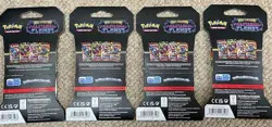 Pokemon Mega Evolution Phantasmal Flames 4x Sleeved Booster Pack Art Set - Image 2