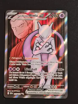Pokemon TCG Deutsch Team Rockets Mewtu ex DRI 213 | Near Mint - Image 1