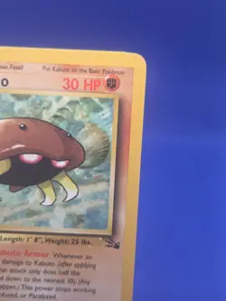 Vintage WOTC Pokemon Fossil 1st Edition Kabuto 50/62 Regular Common LP -2 - Image 4