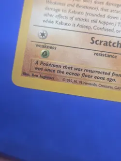Vintage WOTC Pokemon Fossil 1st Edition Kabuto 50/62 Regular Common LP -2 - Image 5