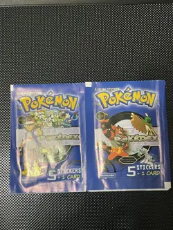 3x Pokemon 1999 Sealed Stickers Booster pack & 2x Pokemon Pokedex Sticker Packs - Image 2