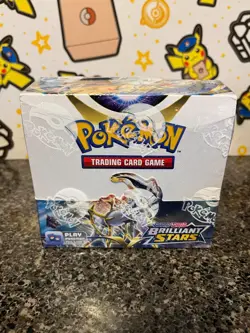 Pokemon TCG Sword & Shield Brilliant Stars Booster Box Factory Sealed (36 Packs) - Image 1