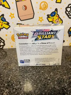 Pokemon TCG Sword & Shield Brilliant Stars Booster Box Factory Sealed (36 Packs) - Image 3