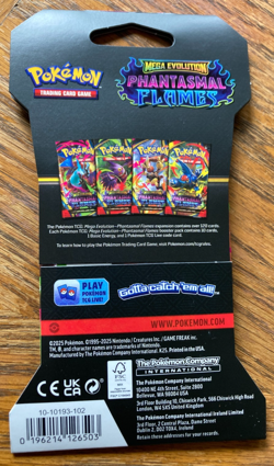 Pokemon Phantasmal Flames Booster Pack - Random Art - Image 2