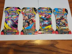 Pokemon TCG: Mega Evolution Sleeved Booster Pack Art Set (x4 packs) - SEALED! - Image 2