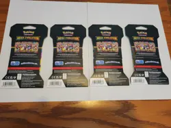 Pokemon TCG: Mega Evolution Sleeved Booster Pack Art Set (x4 packs) - SEALED! - Image 3