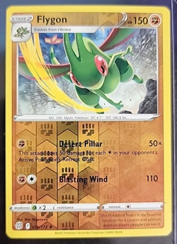Pokemon TCG Flygon Brilliant Stars 076/172 Reverse Holo Rare - Image 1