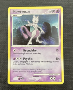 Pokemon Mewtwo Lv. 42 #11/146 DP Legends Awakened Holo Rare 2008 See Pics! - Image 1