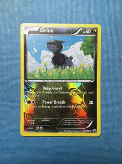 Deino 97/113 Legendary Treasures Reverse Holo - Pokemon Near Mint Nice Condition - Image 3