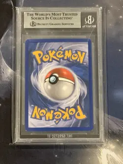 2005 Pokemon EX Unseen Forces Raikou 114/115 Gold Star Holo Rare BGS 9 Mint - Image 2