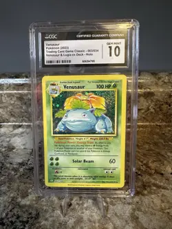 Venusaur Trading Card Game Classic 003/034 CGC Gem Mint 10 - Image 1