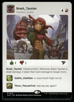 MTG Secret Lair Drop Series Brash Taunter #1614 NM - Exact Card Shown - Image 1