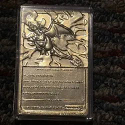 1999 Pokemon Charizard Gold Plated Trading Card Burger King - Image 2
