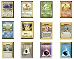 Pokemon Base Set Cards #17-102 Pick Your Card Vintage WOTC Moderate & Heavy Play - Image 1