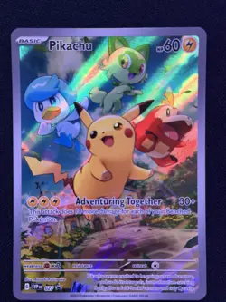 OBO / Pokemon TCG Pikachu 027 Promo Holo Rare Card NM Condition - Image 1