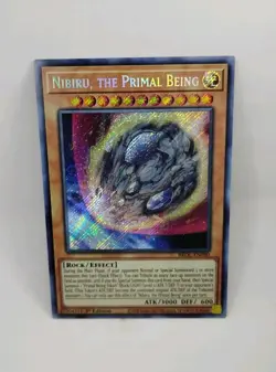 YU-GI-OH! Nibiru, the Primal Being. BROL-EN080. 1st Edition Secret Rare Card - Image 1
