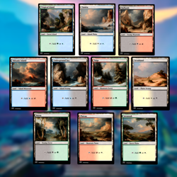 Dual Lands Bundle ALL 10 - Custom Art Magic: The Gathering Playtest Cards - Image 3