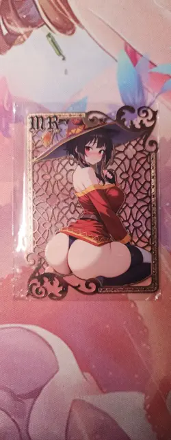 Konosuba Megumin MR Goddess Story Card Serialized 089/100 Metal Card Waifu Anime - Image 1