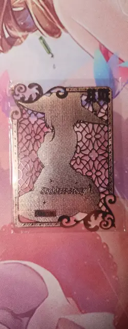 Konosuba Megumin MR Goddess Story Card Serialized 089/100 Metal Card Waifu Anime - Image 2