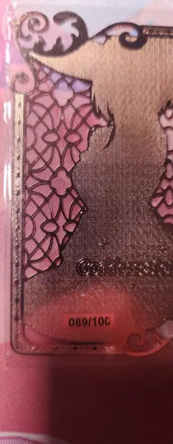 Konosuba Megumin MR Goddess Story Card Serialized 089/100 Metal Card Waifu Anime - Image 3