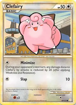 CLEFAIRY 60/123 - NON-HOLO COMMON - HeartGold SoulSilver - Pokemon Card - NM/LP - Image 1