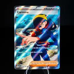 Carmine 204/167 NM Ultra Rare Full Art 2024 Pokemon SV Twilight Masquerade Card - Image 1