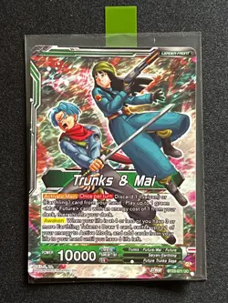 Dragon Ball Super Card Game SS Trunks & Mai Saviors of Hope Foil Card BT23-71 - Image 2