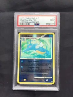 Pokemon Cards: Legends Awakened Reverse Holo: Kingdra 7/146 PSA 9 - Image 1