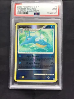 Pokemon Cards: Legends Awakened Reverse Holo: Kingdra 7/146 PSA 9 - Image 2