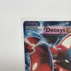 Deoxys EX Team Plasma BW82 Holo Black White Black Star Promo Pokemon TCG Card NM - Image 2