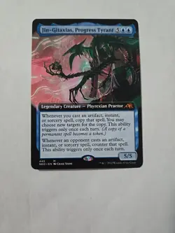 Jin-Gitaxias, Progress Tyrant (Extended Art) Kamigawa: Neon Dynasty Regular - Image 1