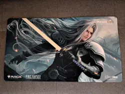 Ultra Pro Magic The Gathering Final Fantasy Sephiroth Las Vegas MagicCon Playmat - Image 1
