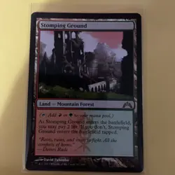 MTG Magic the Gathering Stomping Ground (247/257) Gatecrash LP - Image 1