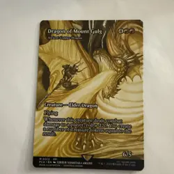 Dragon of Mount Gulg - Ancient Copper Dragon (Showcase) Final Fantasy MTG - Image 1