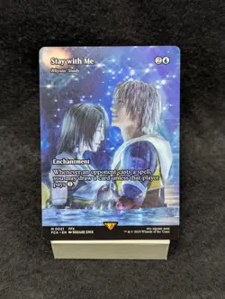 Stay with Me - Rhystic Study - Foil - Showcase NM, English MTG Final Fantasy - Image 1