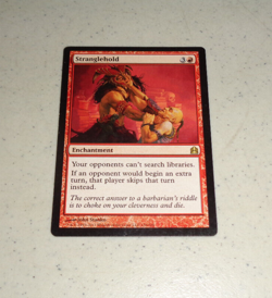 ~1x Stranglehold x1 ~LP-MP~ Commander 2011 Magic the Gathering MTG~ - Image 1