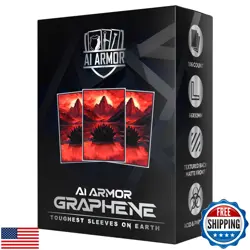 (Mountain Black Lotus) - 105ct Textured Matte TCG/MTG Art Sleeves by Ai Armor - Image 1