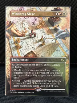 Windcrag Siege (Borderless) Tarkir: Dragonstorm Regular - Image 1