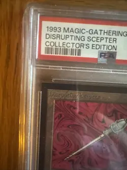 Disrupting Scepter 1993 CE PSA 8 MTG Magic: the Gathering - Image 4