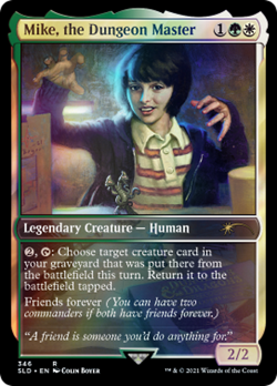 MTG- Secret Lairs: Stranger Things - Mike, the Dungeon Master (FOIL) *M/NM* - Image 1