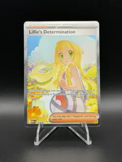 Pokemon TCG Mega Evolutions Lillie's Determination SIR 184/132 NM - Image 1