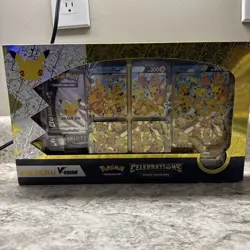 Pokemon TCG: Celebrations Pikachu V-Union Special Collection Box New Sealed 820650809156 - Image 1