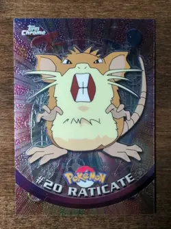 Pokemon Topps Chrome 2000 Raticate NM - Image 1