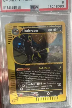 Pokemon Umbreon Aquapolis Holo Rare PSA 8 H29 - Image 4