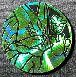 Pokemon TCG Green Meowscarada Flip Coin - Image 1