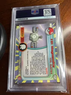 2000 Topps Pokemon TV #81 Magnemite PSA 9 MINT - Image 2